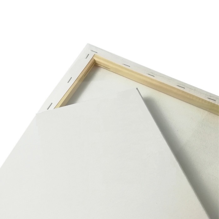 100%Cotton White Blank Stretched Canvas for painting and drawing