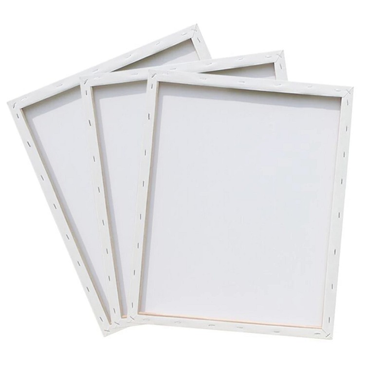 White Oil Painting Canvas Artist Stretched Canvas