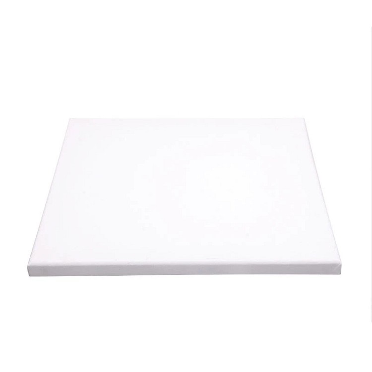 White Blank Stretched Canvas Square Artist Canvas