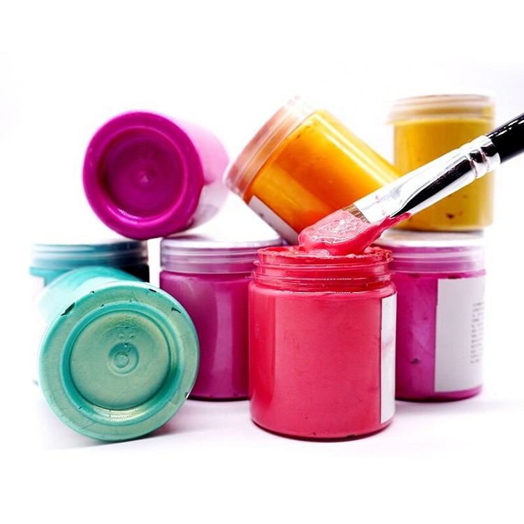 wholesale cheap 45ml artist kids acrylic metallic colour paint set for art