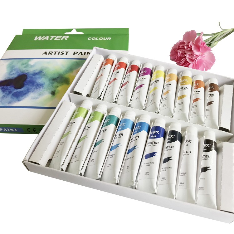 quality 12ml art supplies watercolor paint set for art painting