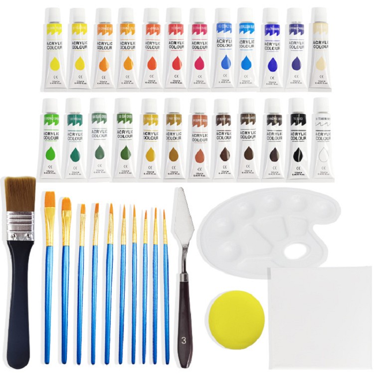 Factory Direct Sale 12ML Acrylic Paint Set Hand-Painted Wall Painting DIY Graffiti Paint