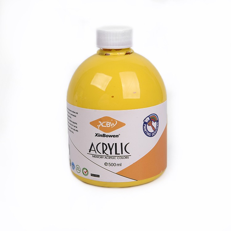 Wholesale Non-Toxic Acrylic Paint 18 Colors 500Ml Artists Acrylic Paints