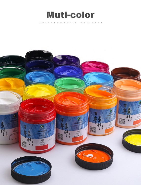 100/300/500ml New Arrival Assorted Barrel Art Oil Acrylic Color Paint Set For Canvas Painting