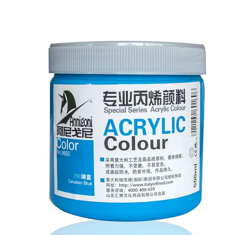 Eco-friendly Annigoni 500ml Bottled Acrylic color