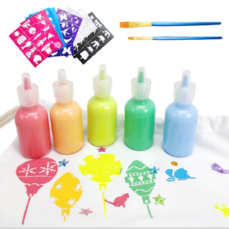 KHY Permanent Fevicryl Artist Acrylic Paint Set,DIY Drawing Art Paint Brushes for Acrylic Painting