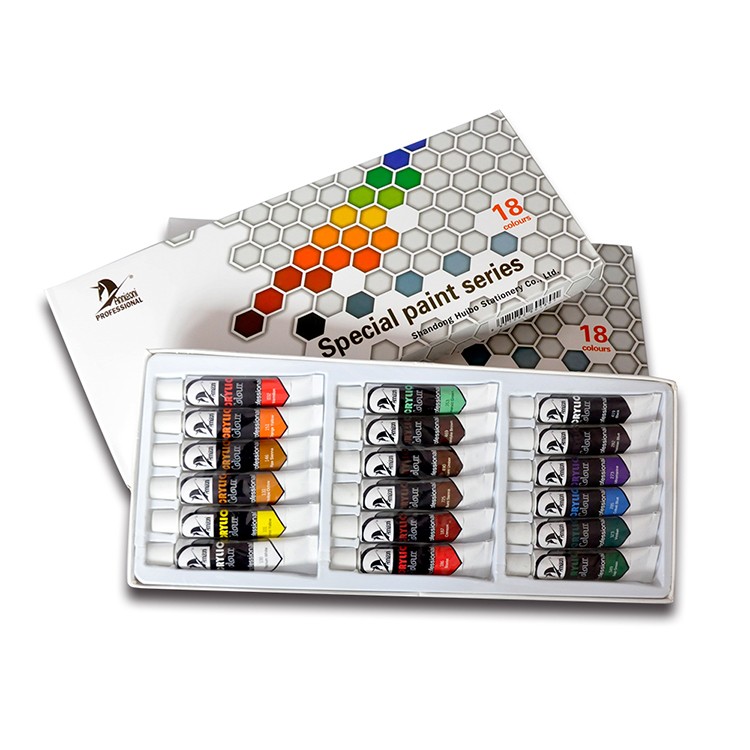 Art supplies for artist 18 colors Acrylic Paint Sets