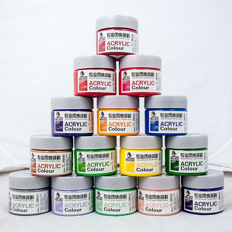 Eco-friendly 100ml art Acrylic Paint for children