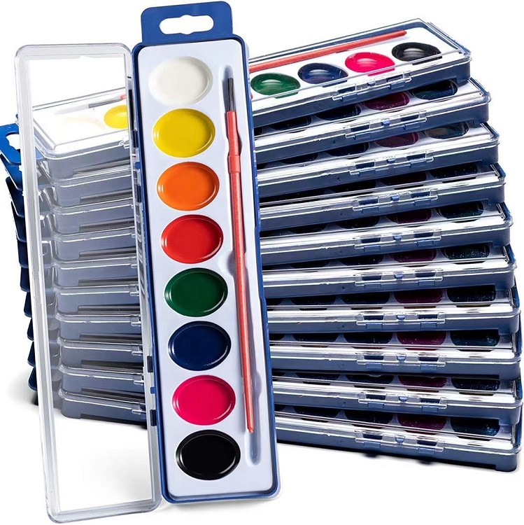 8 water color painting semi-dry watercolor paint set water colors set watercolor paint