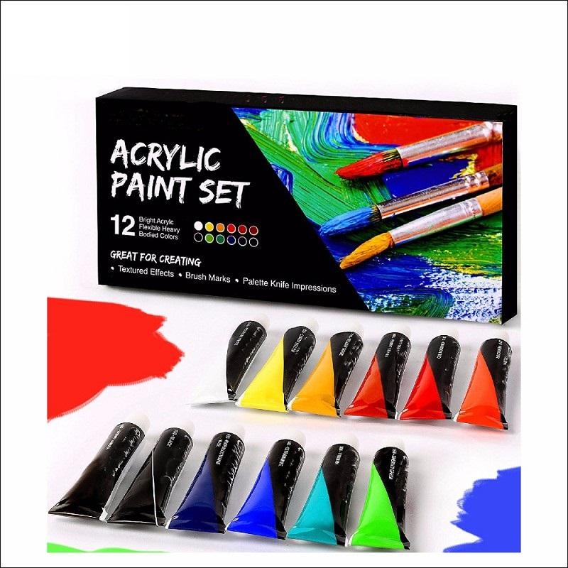 Acrylic Nail Paint,12pcs Acrylic Paint,12pcs 12ml Acrylic Paint