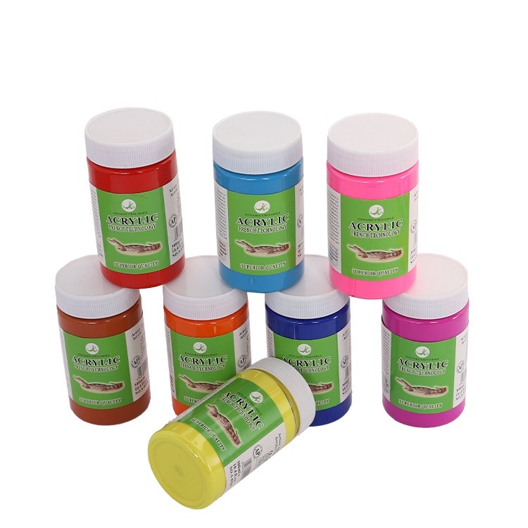 300ml Custom High Quality Acrylic Colour Paint Jar In Bulk