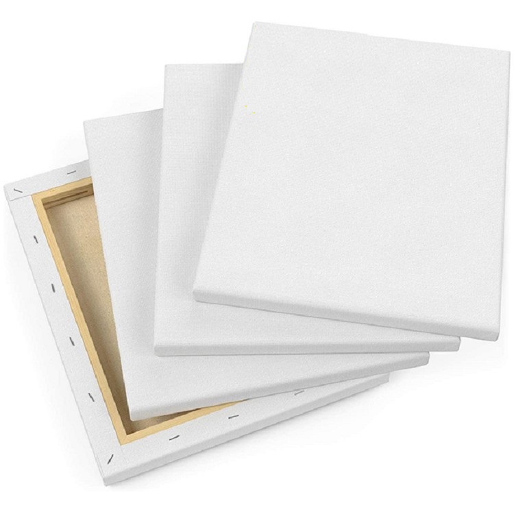 wholesale factory 8X10'' 100 cotton Artist Stretched painting canvas panel artistic set
