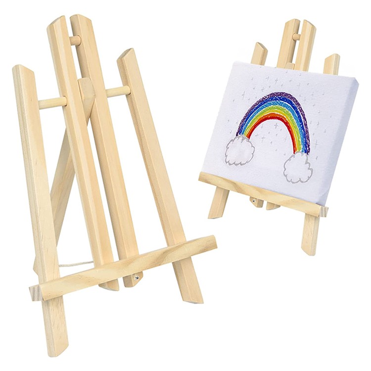 8X10 inch wholesale stretch canvas and acrylic easel painting art set