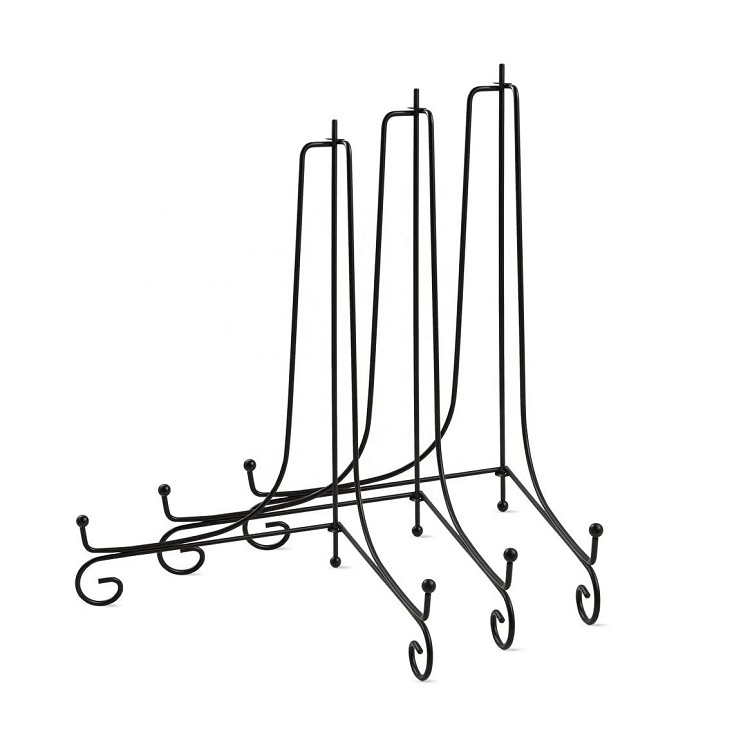 painting stand art easel for displaying picture, books, arts professional metal easel tripod iron easel stand