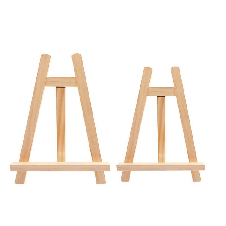 High Quality Polished 15X20cm ,20X28cm Wooden Small Easel Art Display Stand Table Easel Art Painting Easel