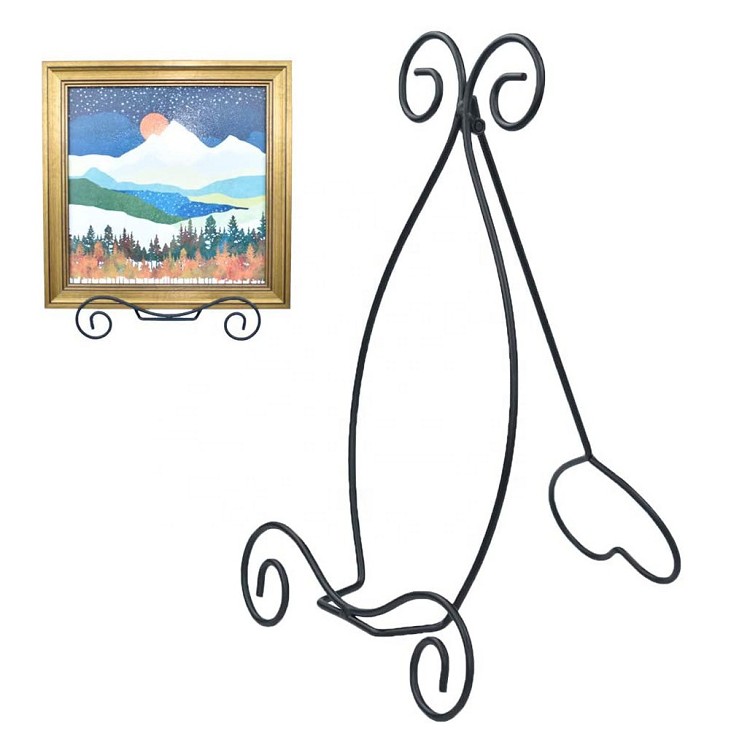 tabletop easel professional iron easel plate display creativity centre art easel for display, photo,art