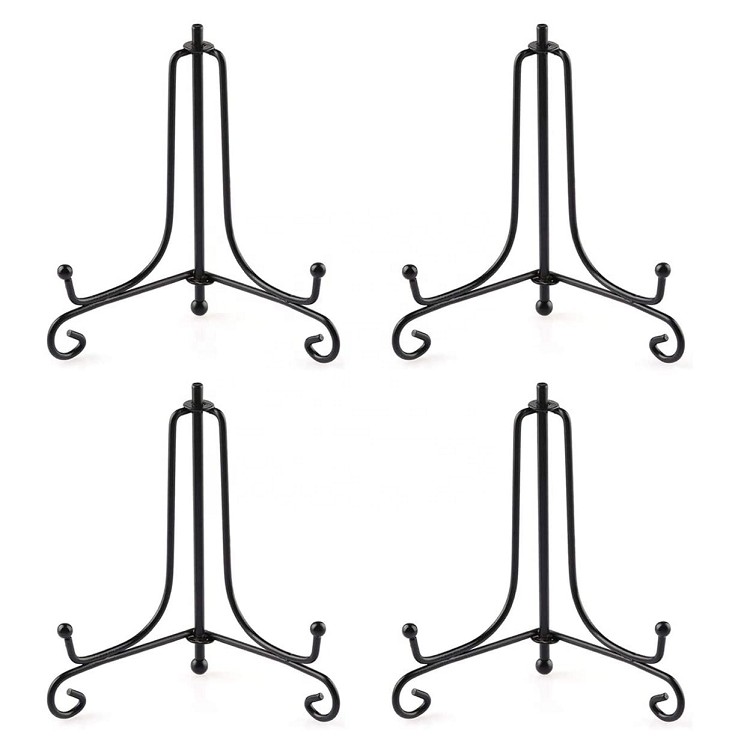 tripod display easel can custom black metal art easel for mini easel painting, display and others