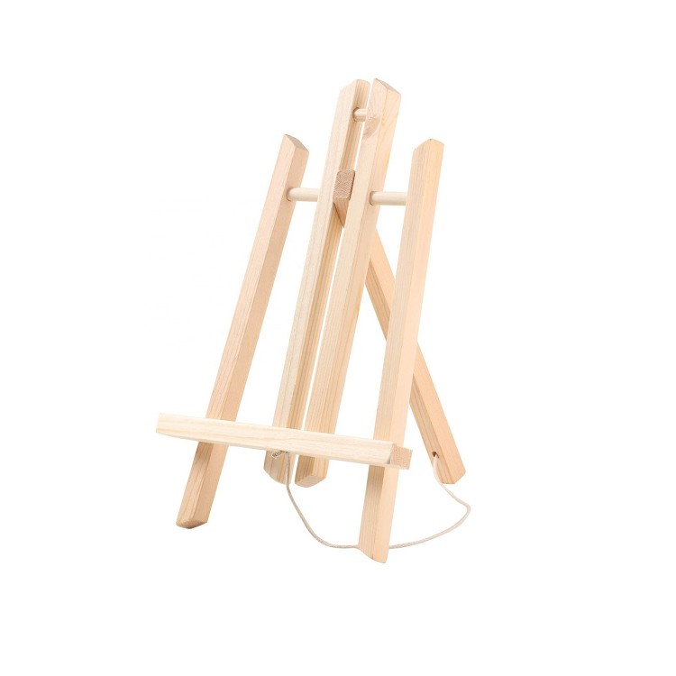 mini easel stand for artist painting stand pine wood easel painting for adult and children