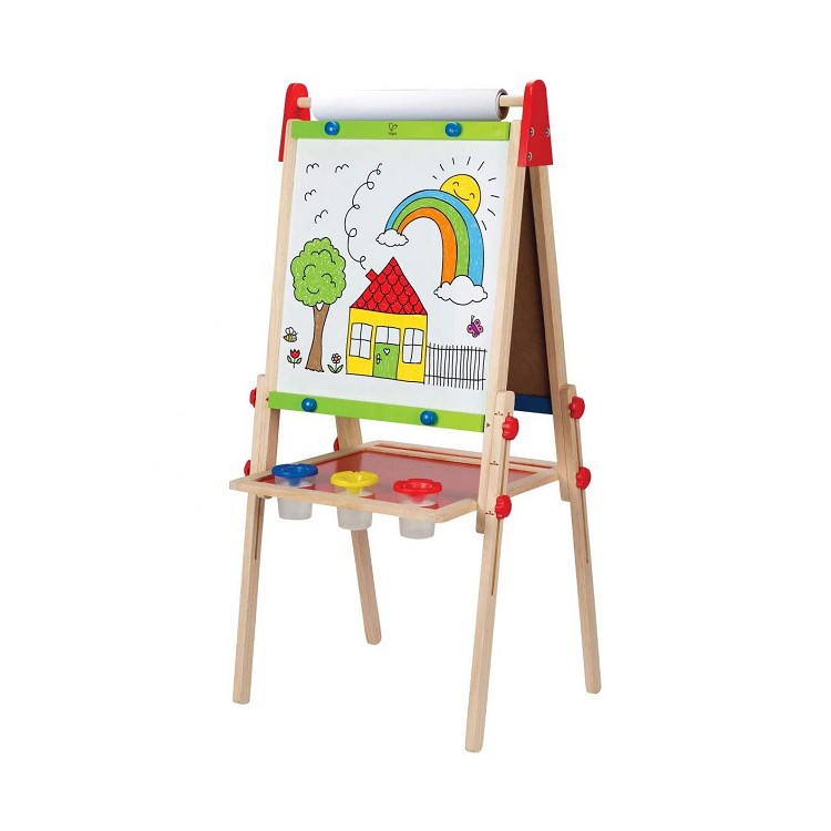 children high quality double sided dry erase white magnetic white board easel for kids painting