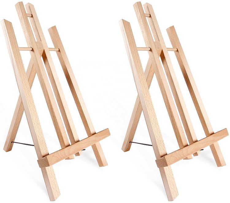wooden mini art easel for kids painting