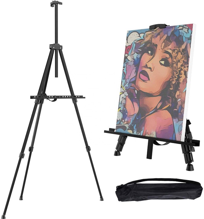 amazon hot selling free sample fold studio display aluminum easel