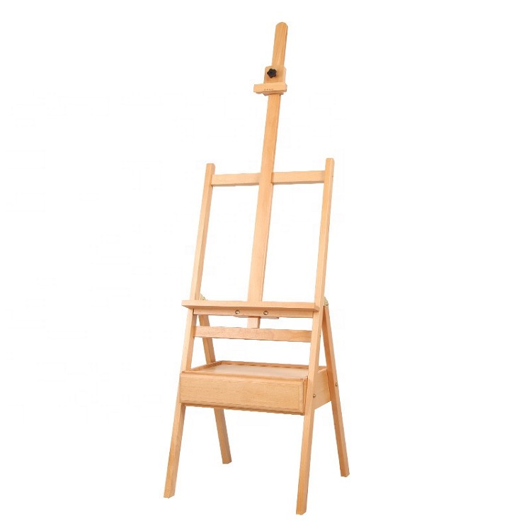 good quality stand easel storage box studio painting easel ,drawing stand for artists