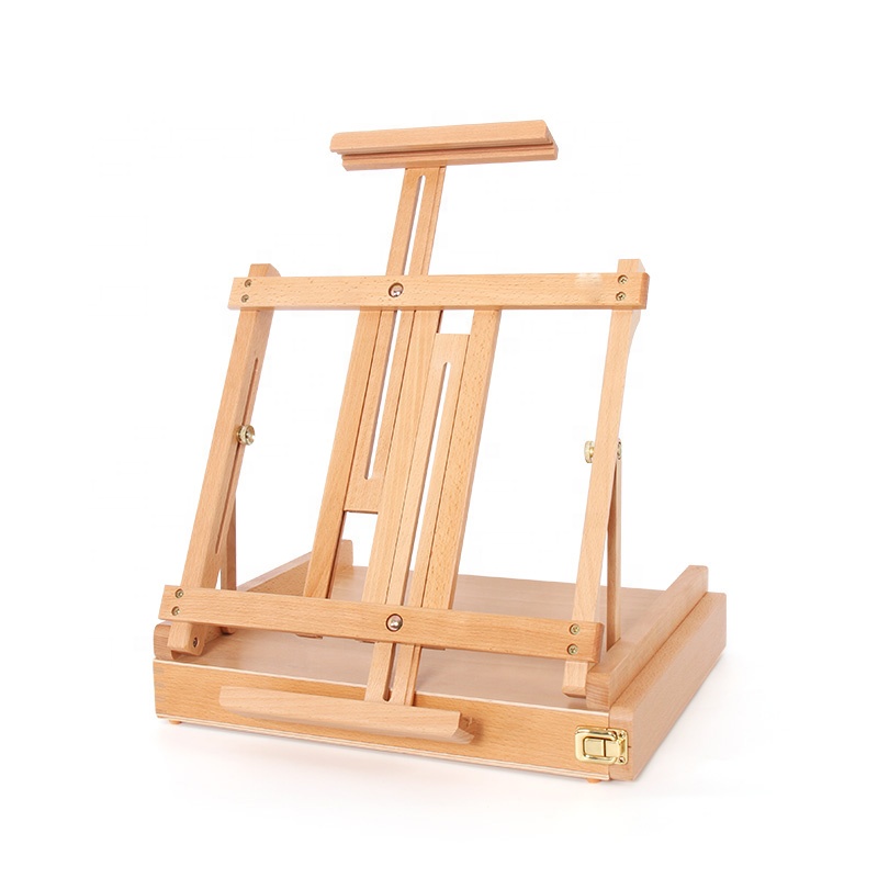 professional drawing wood table easel box for children and adult painters