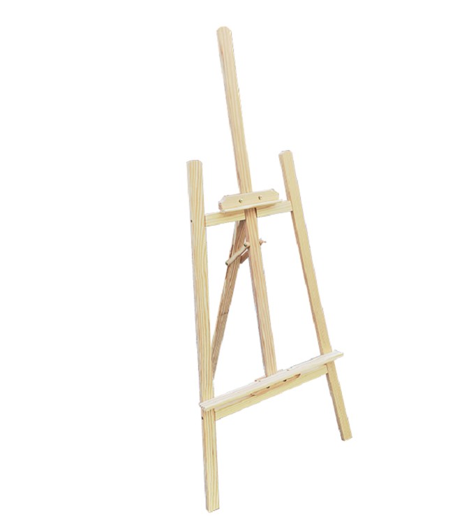 1.75m Yellow Pine Wooden Easel For Student, Beginner, artist
