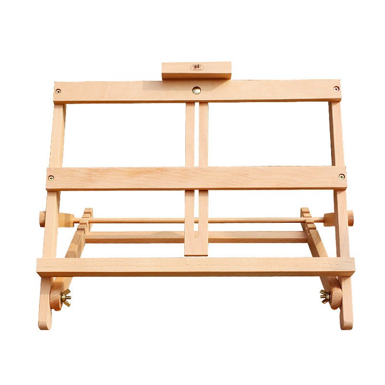 Customized Wholesale Poster Display Desktop Folding Adjustable Painting Beech Wood Easel