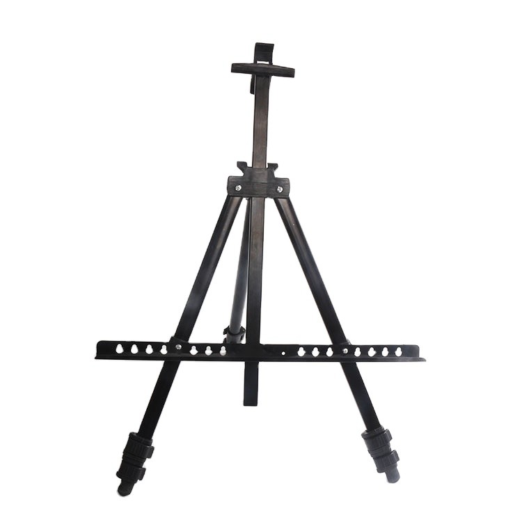 Portable Watercolor Painting Easel Folding Telescope Stand Aluminum Metal Tripod Art Easel