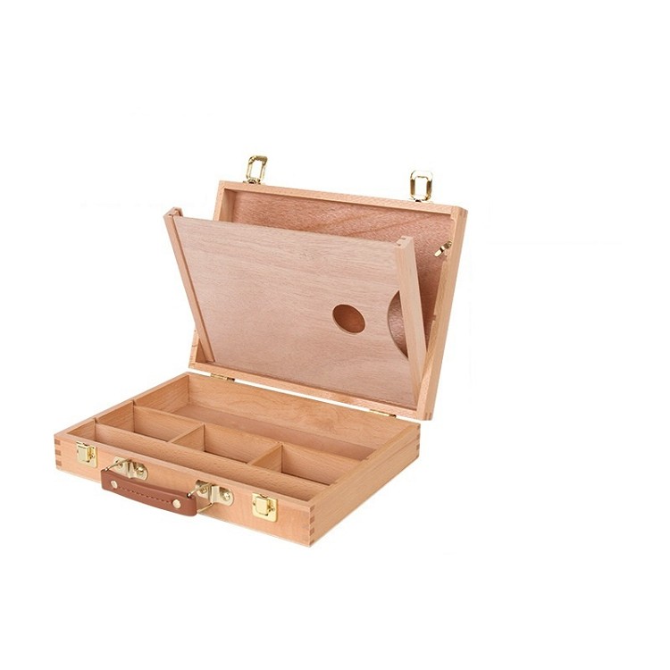 brand wholesale art beginners portable storage portable oil painting box