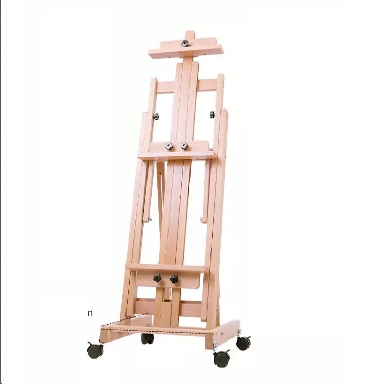 Factory Direct Portable bBeginners Oil Painting Sketch Adjustable Beech Wood Studio Easel