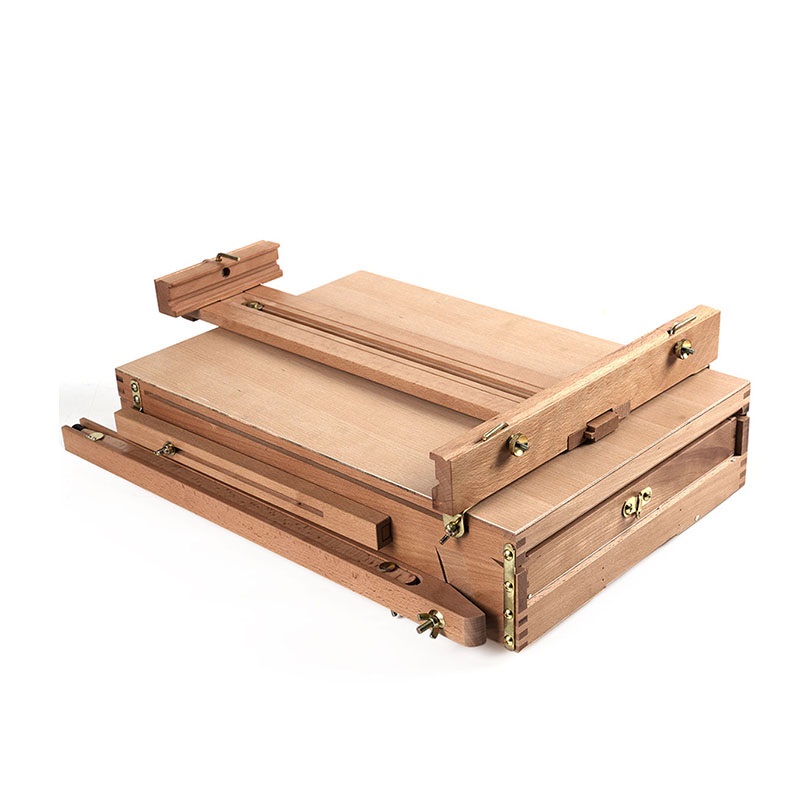 Factory direct sale portable beech wood Italy easel for arttist painting