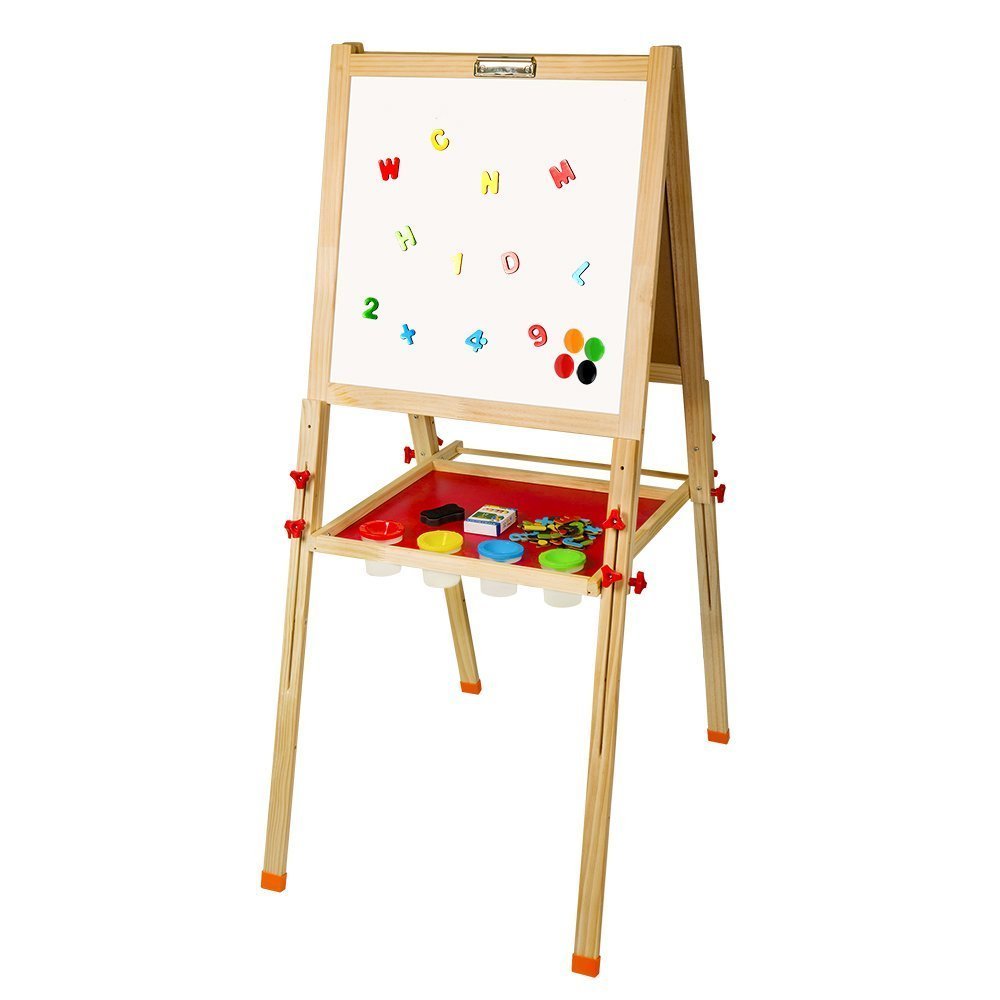 Multifunctional Adjustable Drawing Board Double Sided Magnetic Art Easel For Kids