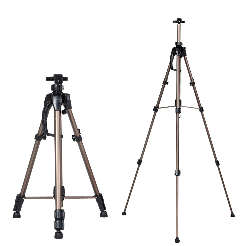 Metal artist painting easel telescopic folding easel for painting and showing stand