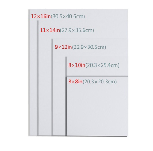 Amazon Hot Selling 25x30 CM Small Artist Strong Stretched Wooden Canvas Frame For Painting