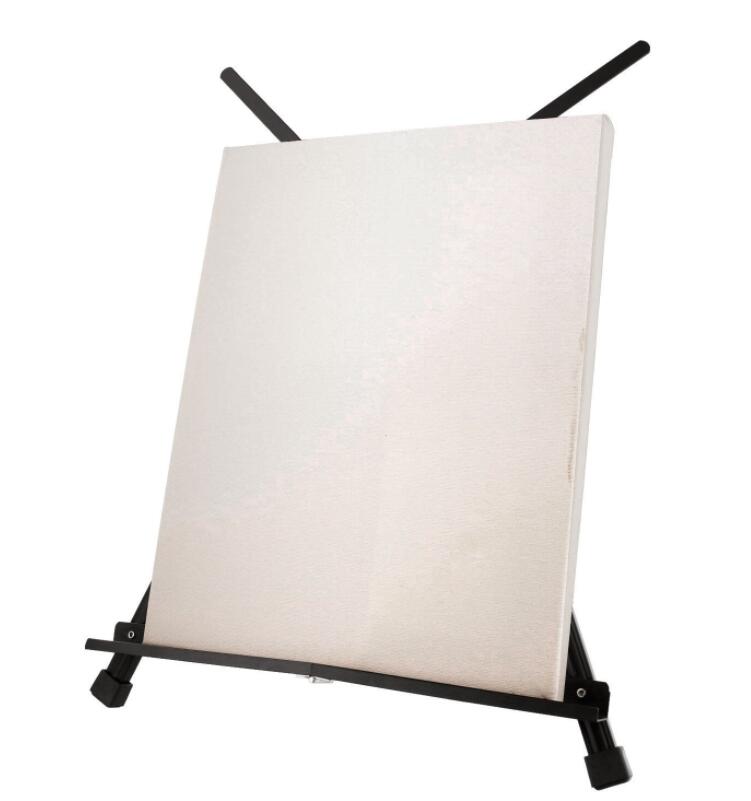 Artist Supply Black Metal Small Aluminum Portable Sketch Drawing Display Easel