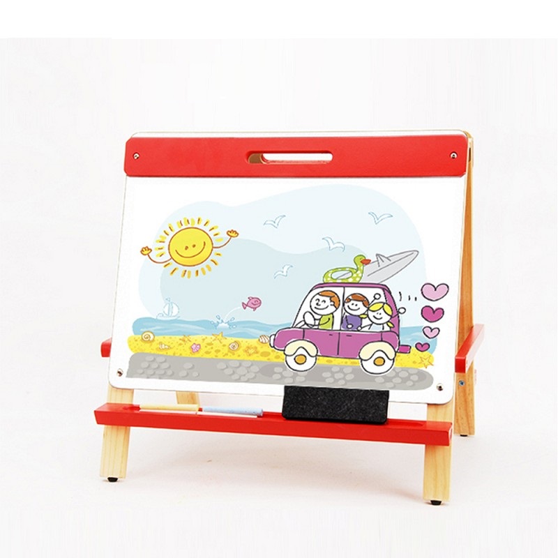 High Quality Kids Paint Table Top Multifunction Easel For Student Children