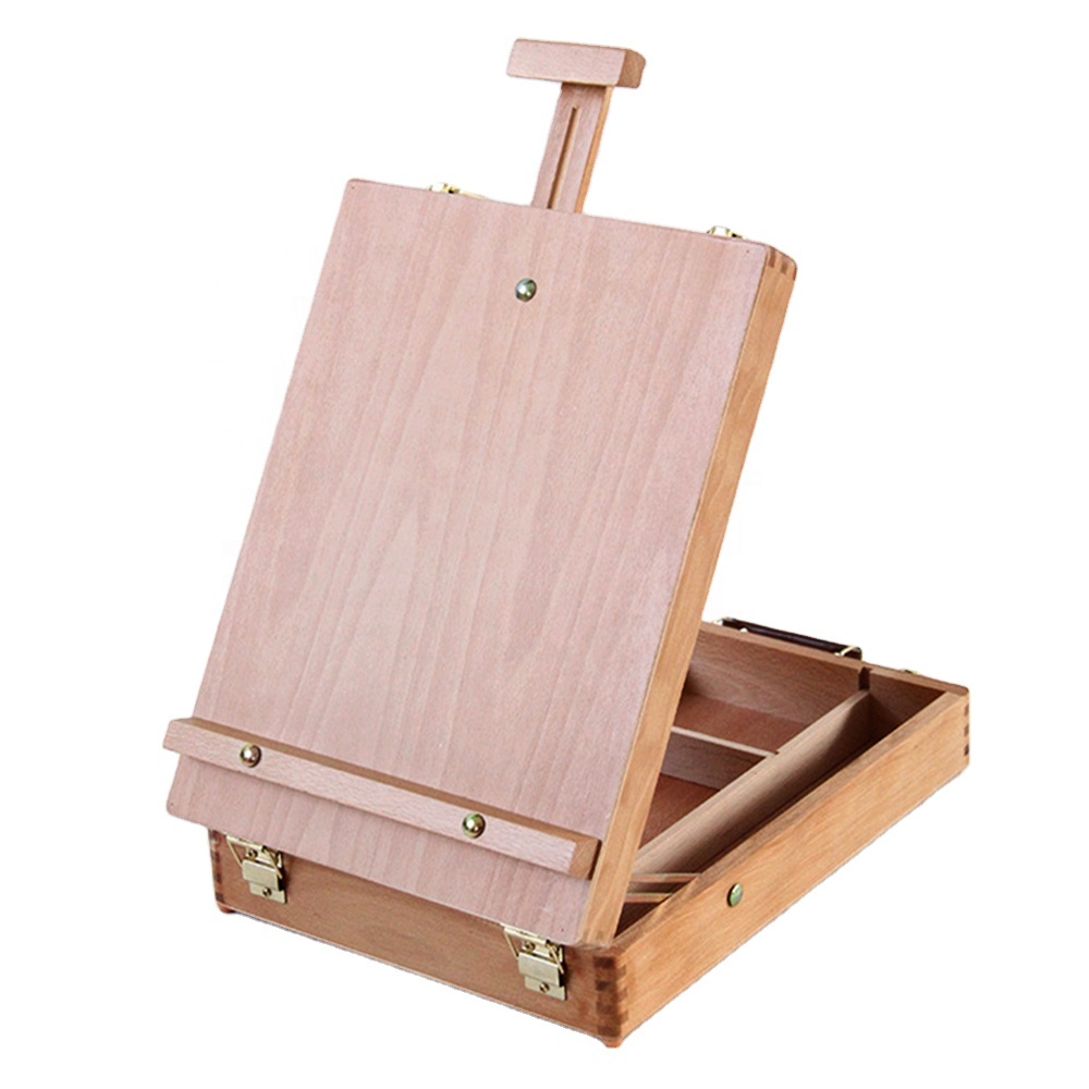 Wooden Easel For Sketching Portable Multifunctional Oil Painting Box
