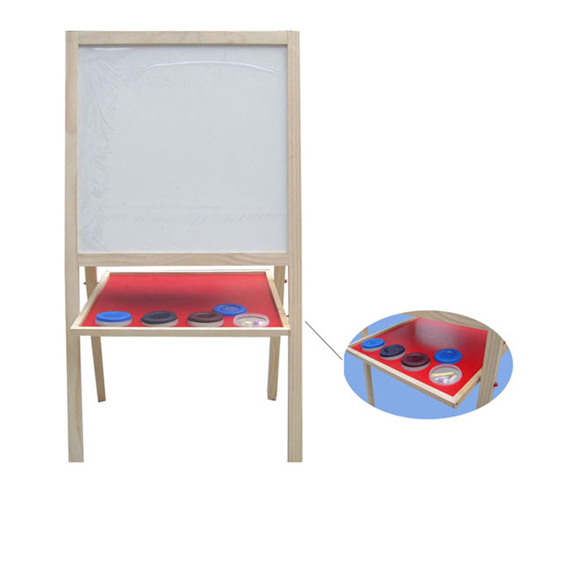 Children Easel Board in wooden frame and stand