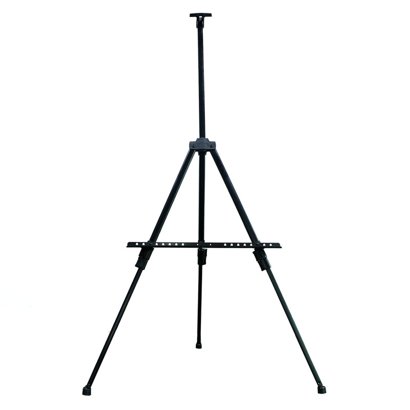 Metal folding advertising iron tripod easel stand