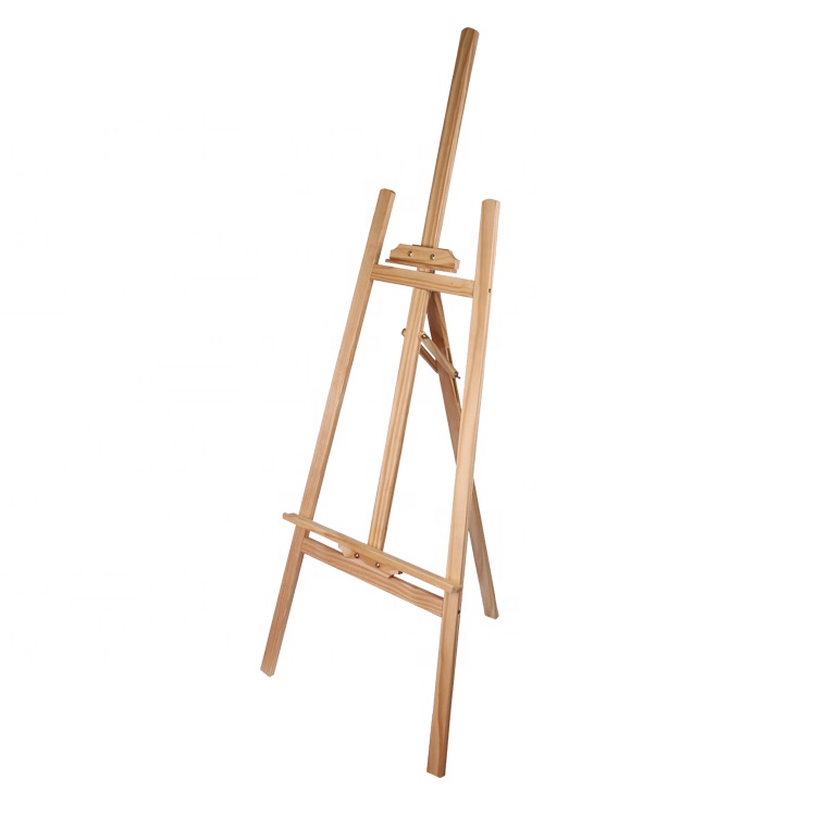 Wooden Steel Adjustable Portable Foldable Aluminum Painting Standing Kids Art Easel
