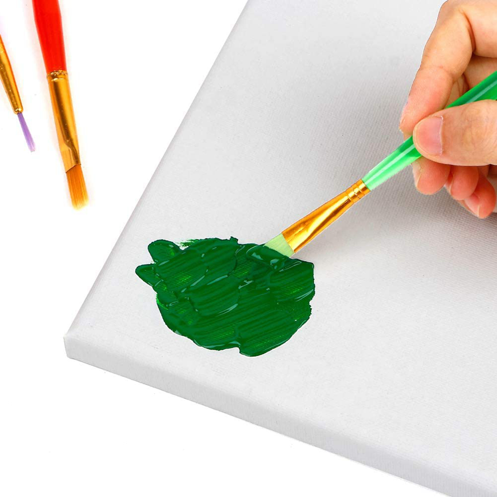 Art stretched cotton painting canvas with wooden frame
