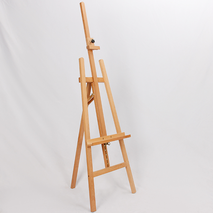 High quality beech wood sketch oil artist painting easel outdoor activity display easel