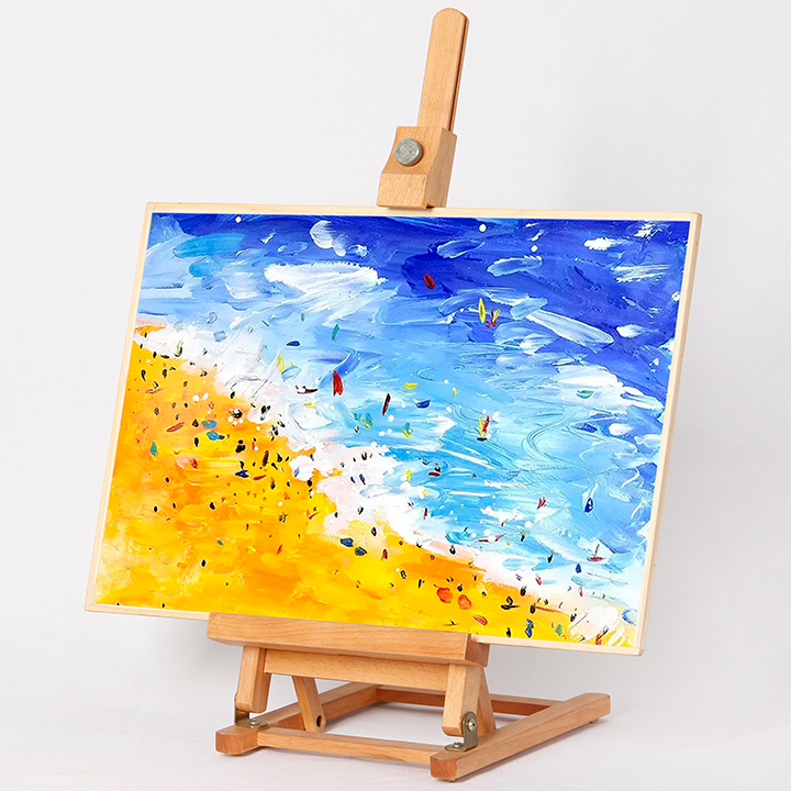 Wholesale mini table top children's easel wooden small easel