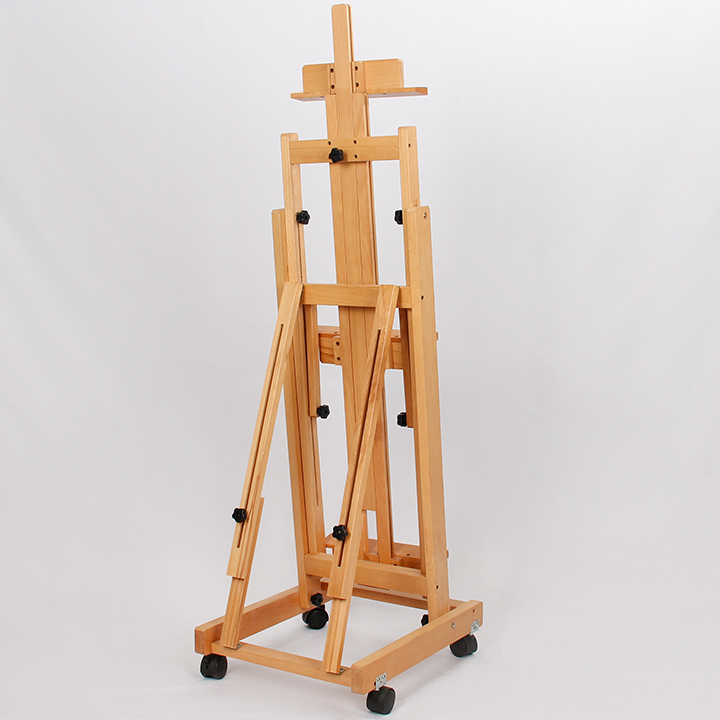 Wholesale custom high quality beech wood artist painting studio easel