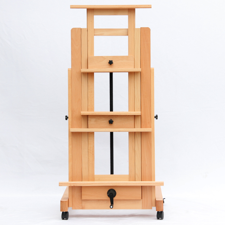High quality wood easel for artists with different angles adjustable
