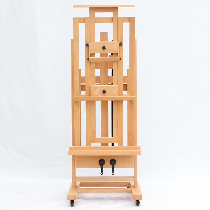 Factory sales beech wooden standing easels High quality multi-functional art easel