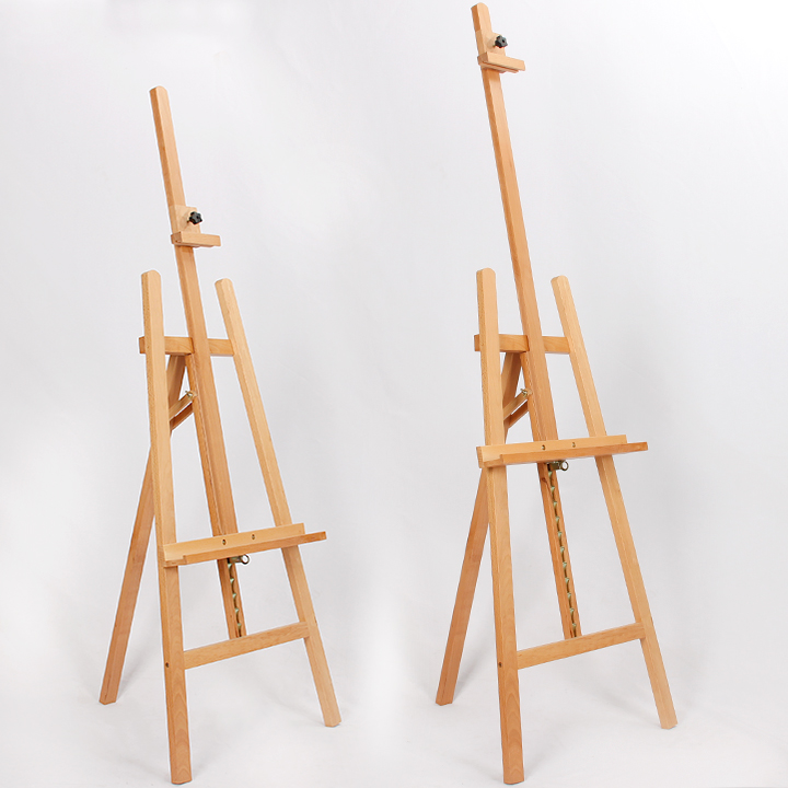 Adjustable height standing floor easel display easel for both children and adults