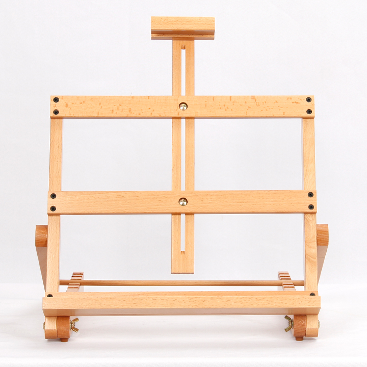 Promotional high quality beech wood desktop mini art easel painting easel